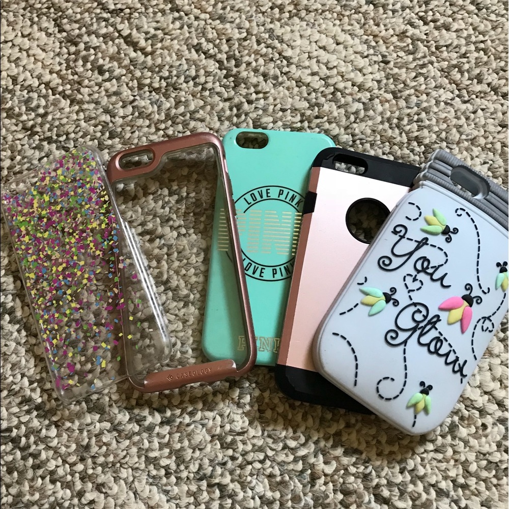 Pack of 5 iphone 6s phone cases